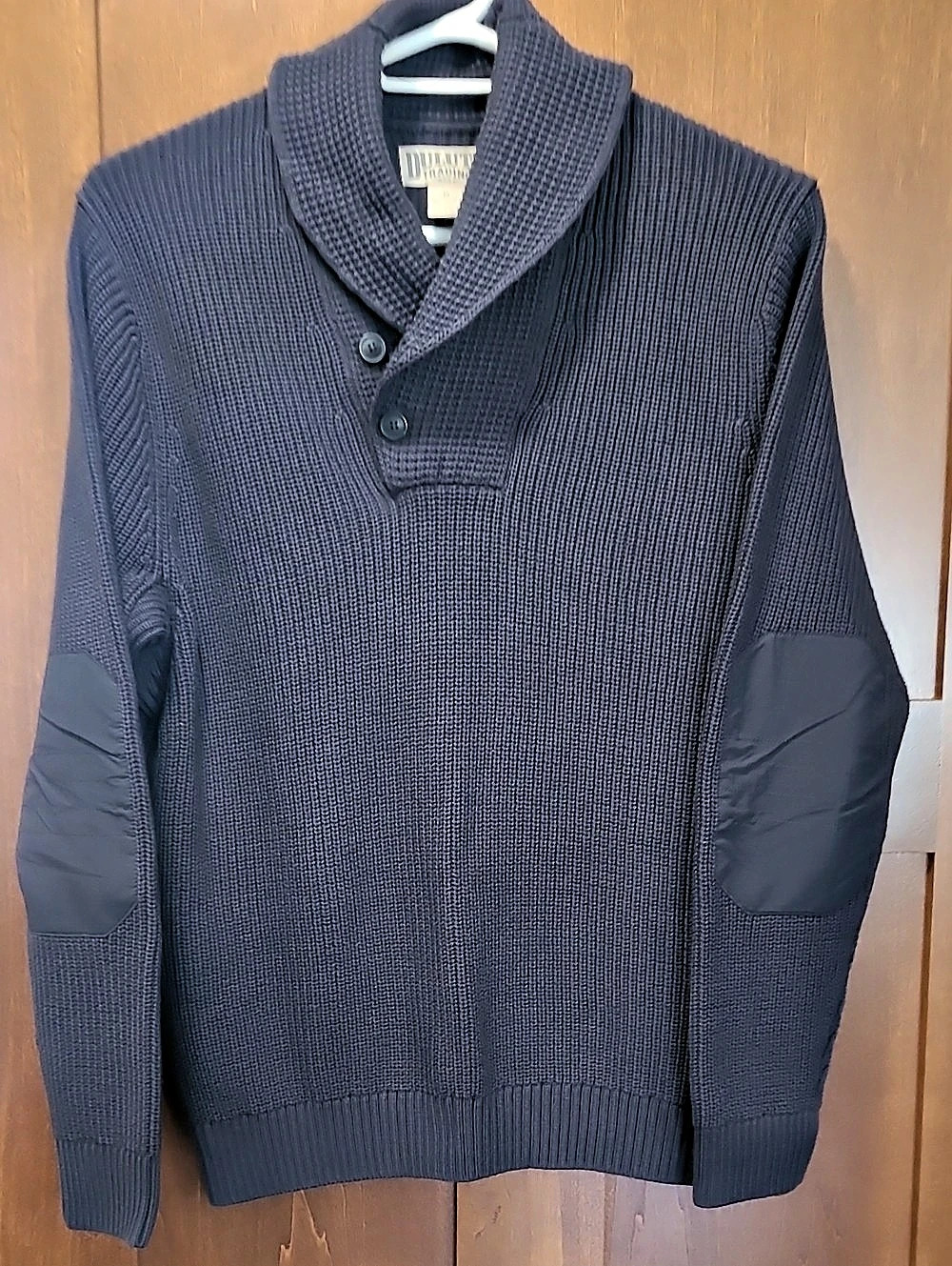 Duluth Trading Men's Brigadier Shawl Collar Sweater Shawl Collar Wool Nylon